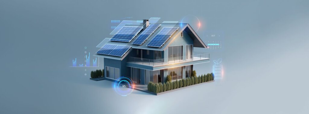 Eine Solaranlage für ein Smart Home